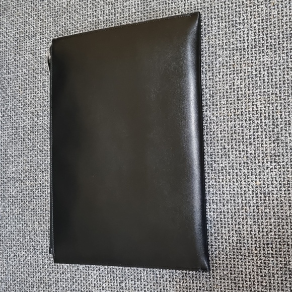 YSL Black Leather Rider/Clutch - Picture 3 of 16